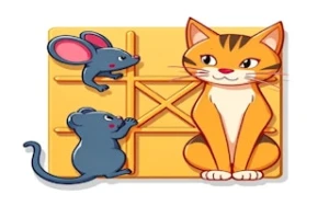 Tic-Tac-Toe Mouse vs. Cat - Play Free Best kids Online Game on JangoGames.com