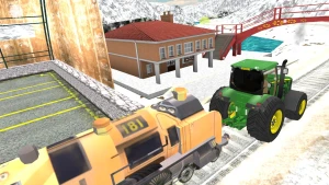 Tractor Towing Train - Play Free Best Adventure Online Game on JangoGames.com