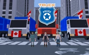 Truck and Police - Play Free Best racing Online Game on JangoGames.com