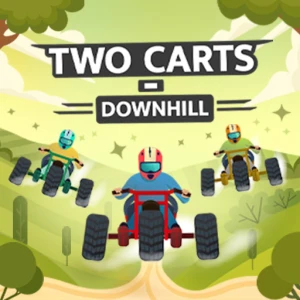 Two Carts - Downhill - Play Free Best Agility Online Game on JangoGames.com