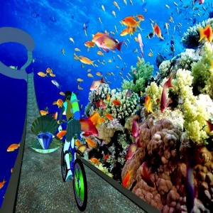 under water cycle impossible track - Play Free Best Adventure Online Game on JangoGames.com