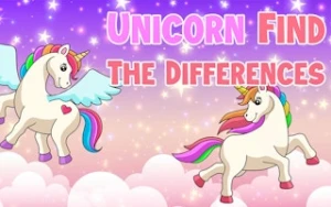 Unicorn Find The Differences - Play Free Best Puzzle Online Game on JangoGames.com