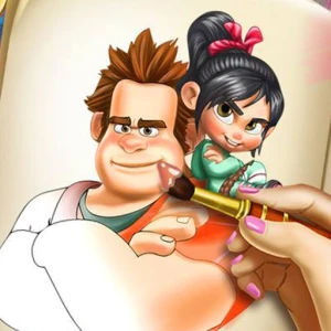 Vanellope Coloring Book - Play Free Best Dress-up Online Game on JangoGames.com