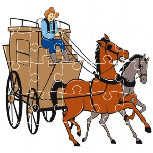 Wagons Jigsaw - Play Free Best Puzzle Online Game on JangoGames.com