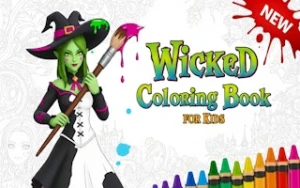 Wicked Coloring Book for Kids - Play Free Best coloring Online Game on JangoGames.com