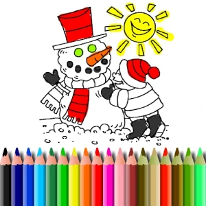 Winter Time Coloring - Play Free Best Educational Online Game on JangoGames.com