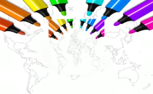 World Map Coloring For Kids - Play Free Best kids Online Game on JangoGames.com