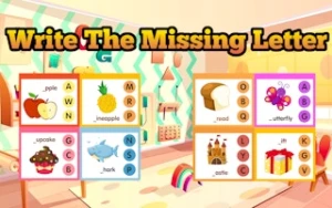 Write The Missing Letter - Play Free Best kids Online Game on JangoGames.com