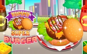 Yummy Super Burger - Play Free Best kids Online Game on JangoGames.com